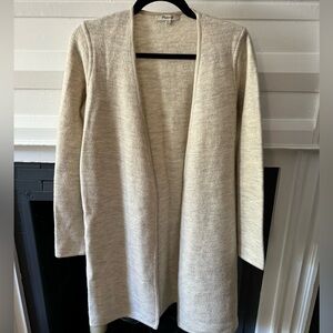 Madewell 100% Merino Wool Long Cardigan